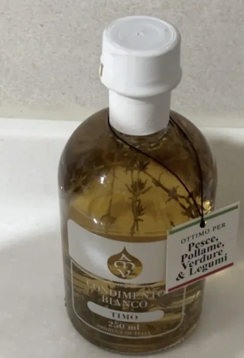 Condimento Bianco Timo 화이트 발사믹
